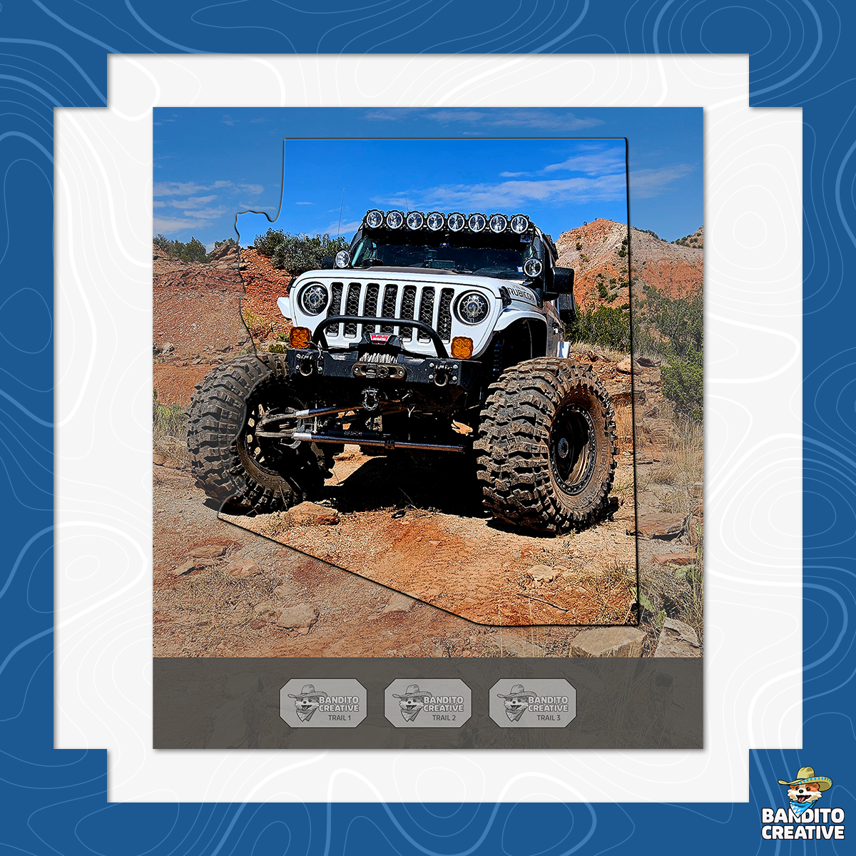 Custom Jeep Badge of Honor Arizona Display