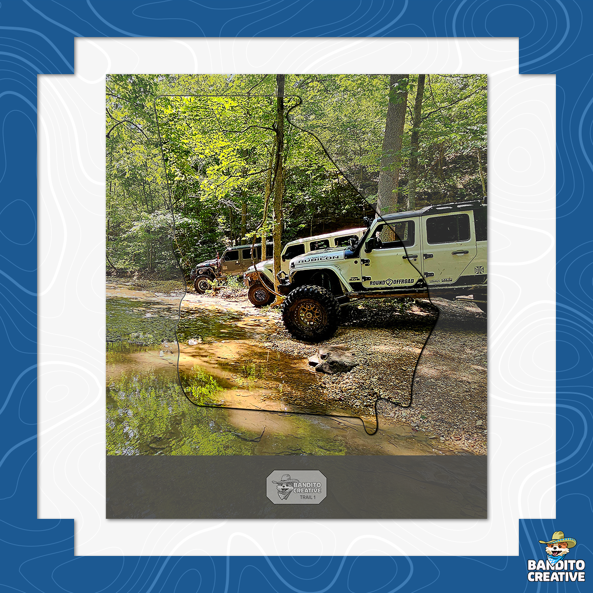 Custom Jeep Badge of Honor Georgia Display