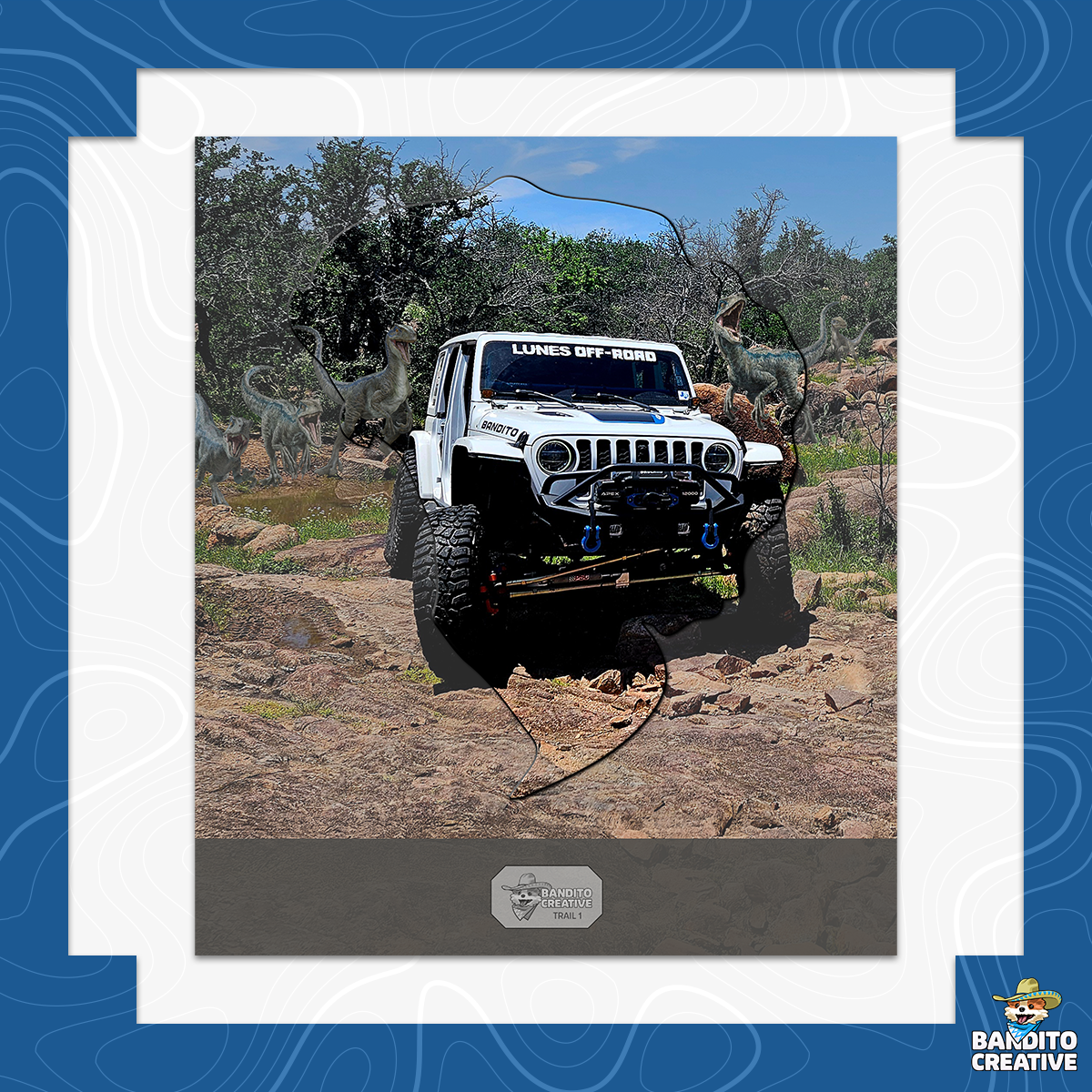 Custom Jeep Badge of Honor Jurassic World Display