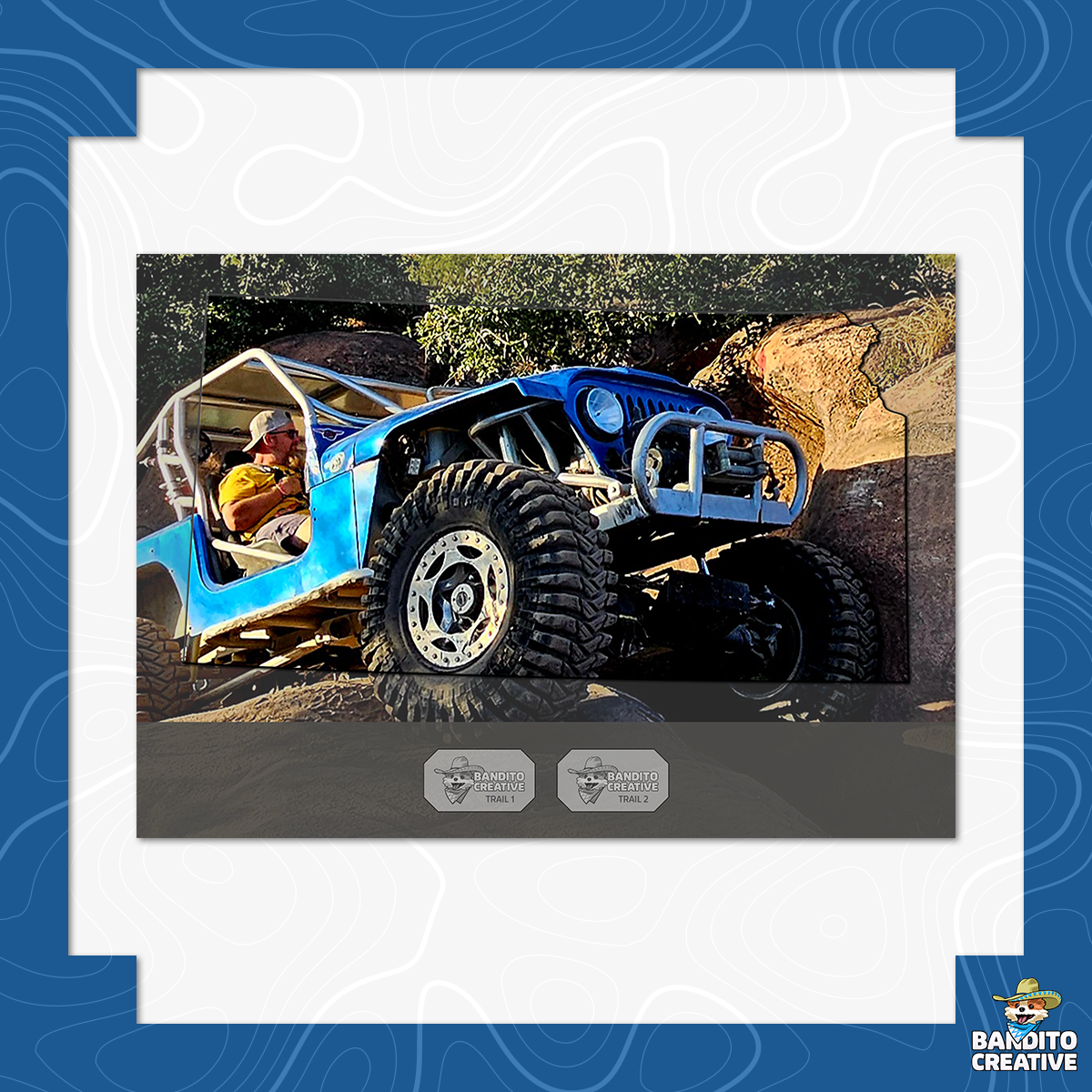 Custom Jeep Badge of Honor Kansas Display