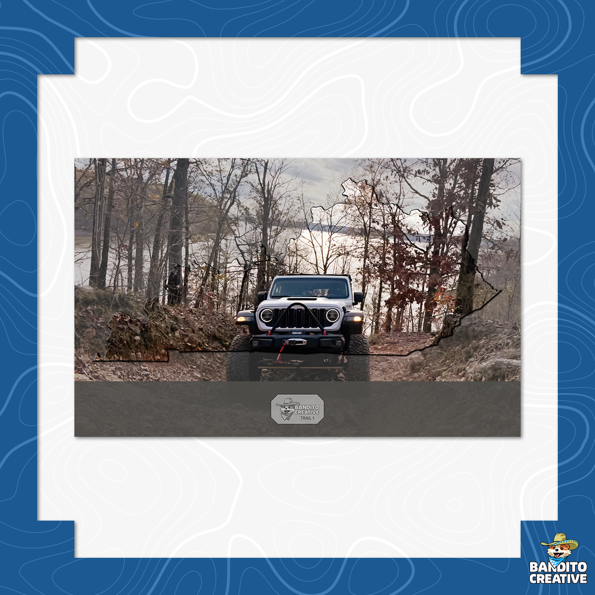 Custom Jeep Badge of Honor Kentucky Display
