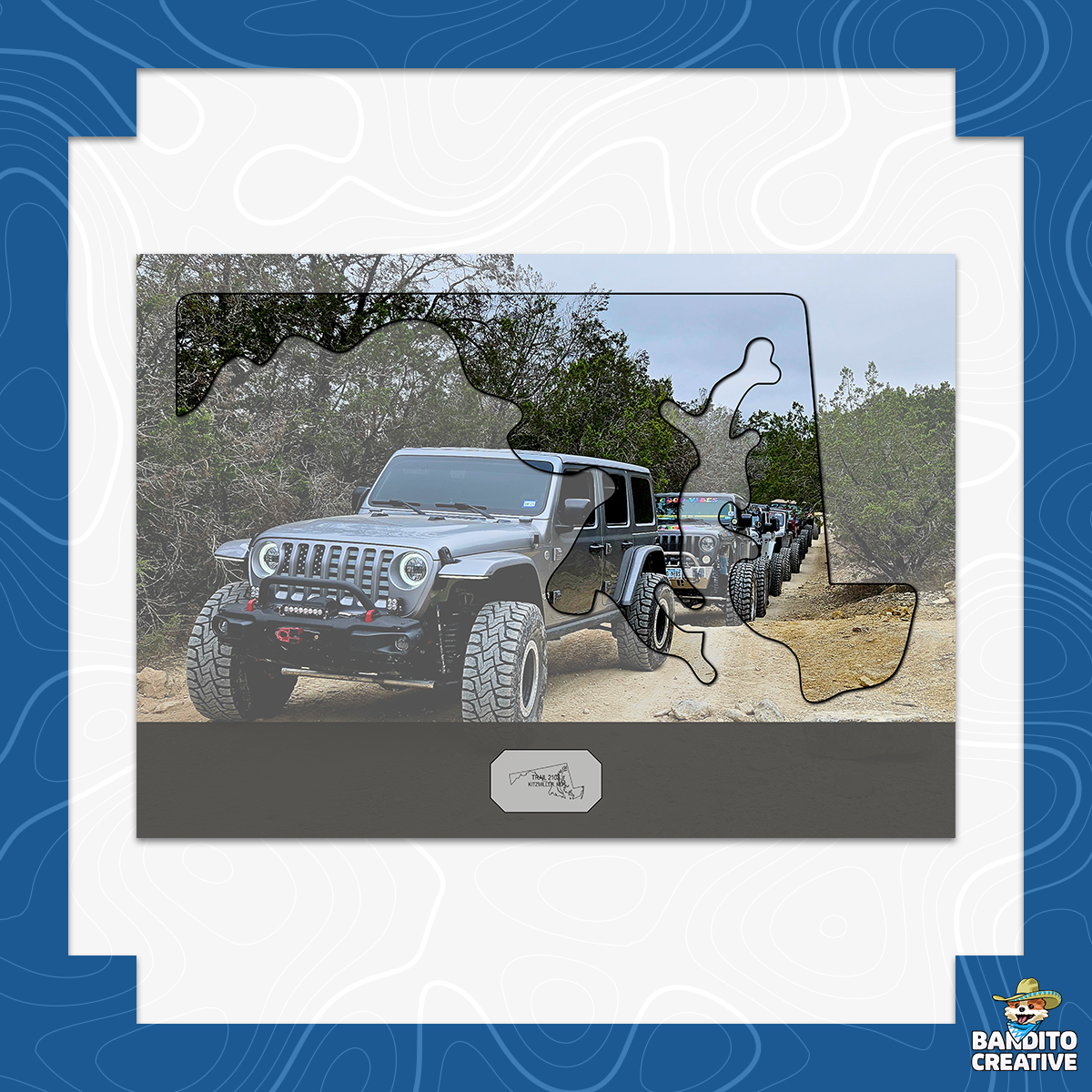 Custom Jeep Badge of Honor Maryland Display