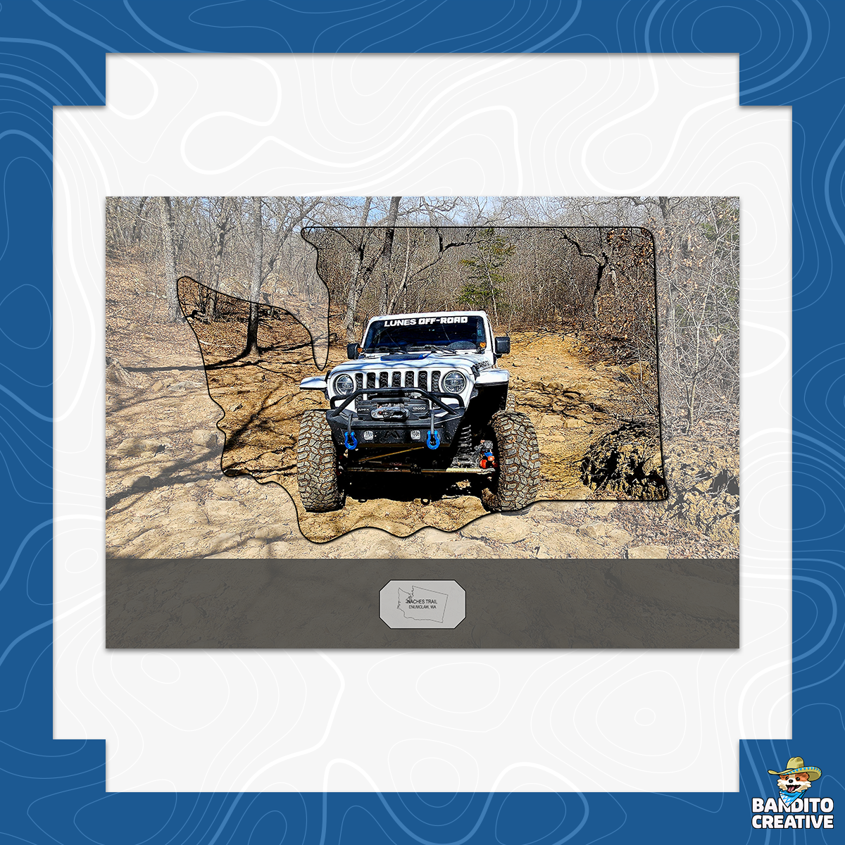 Custom Jeep Badge of Honor Washington Display