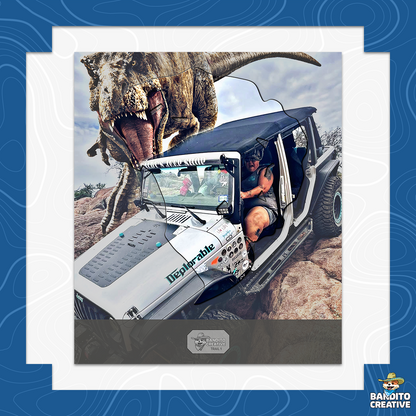 Custom Jeep Badge of Honor Jurassic World Display