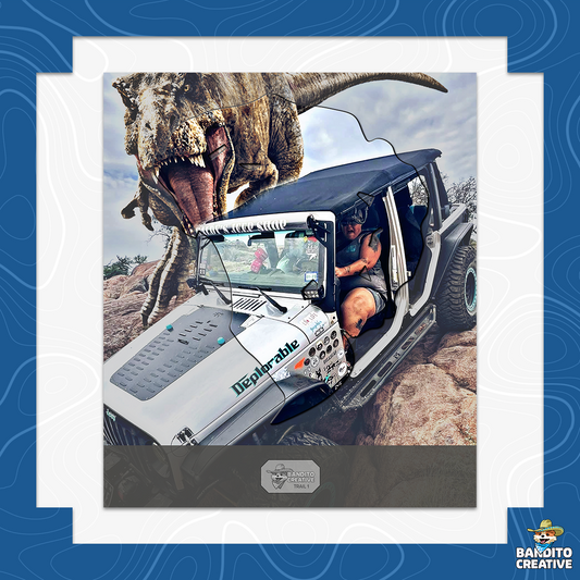 Custom Jeep Badge of Honor Jurassic World Display