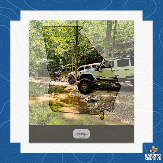 Custom Jeep Badge of Honor Georgia Display